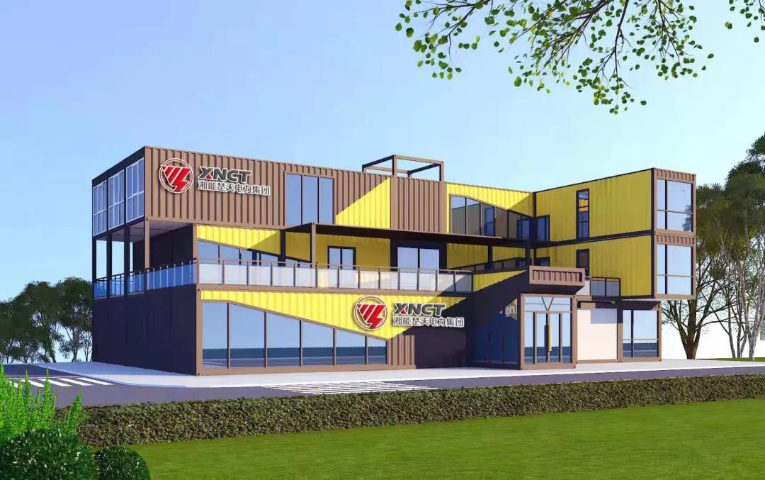 預制艙式綜合樓成功投放，湘能楚天模塊化技術再立新功！